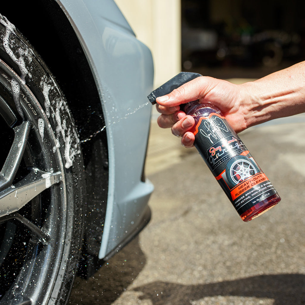 Clean Rubber Tires  HD Rubber Cleaner from Jay Leno's Garage