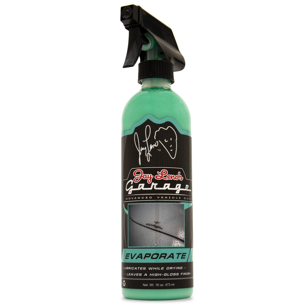 Evaporate | 16 oz. | 2-Pack | Lubricates Your Towel to Protect, Shine & Seal You Car's Paint | Robust Paint Protection | Jay Leno's Garage Evaporate | 16 oz. | 2-Pack | Lubricates Your Towel to Protect, Shine & Seal You Car's Paint | Robust Paint Protection | Jay Leno's Garage