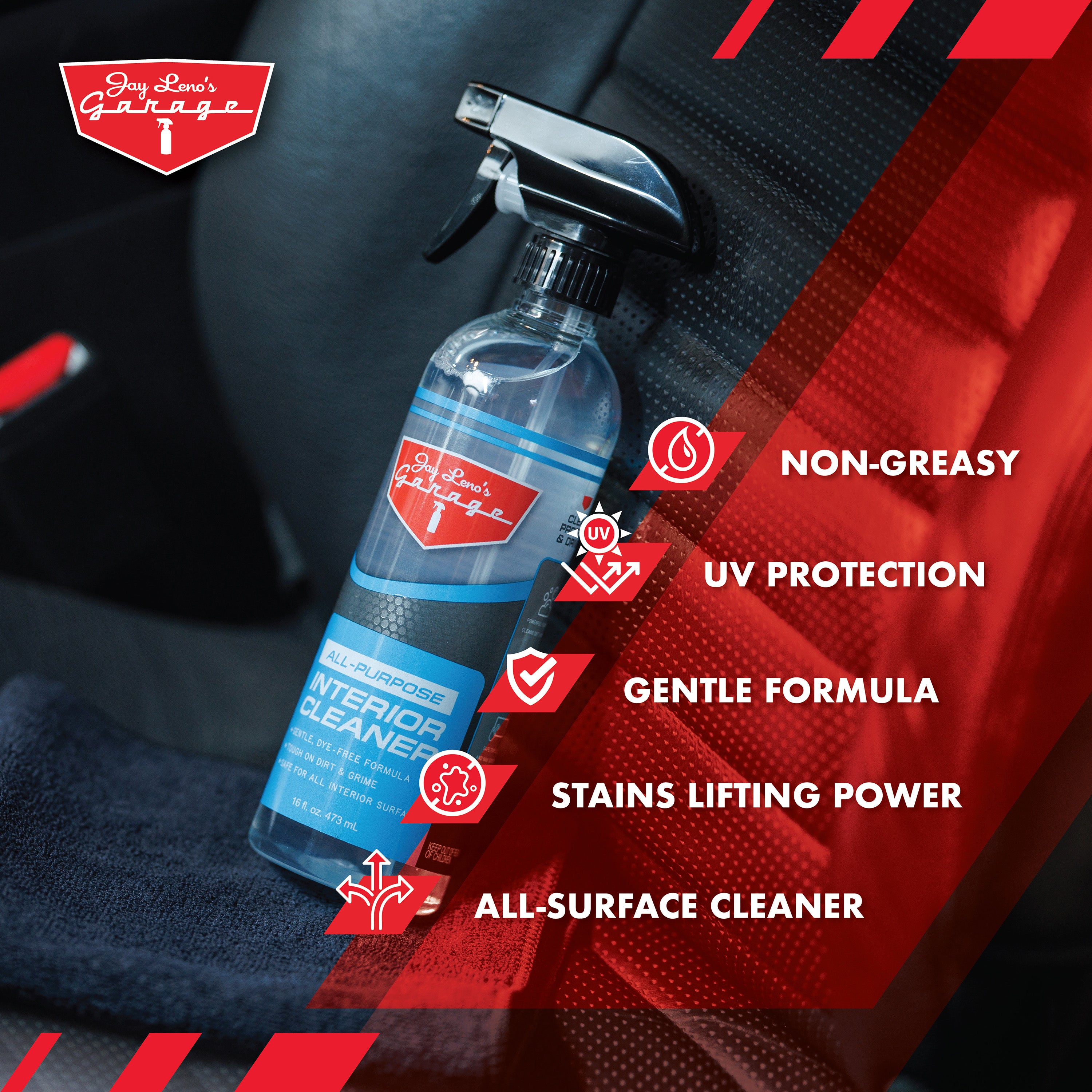 Jay Leno's Garage All Purpose Interior Cleaner – Car Interior