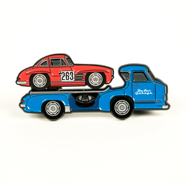Jay Leno's Mercedes 300SL & Racecar Transporter - Leen