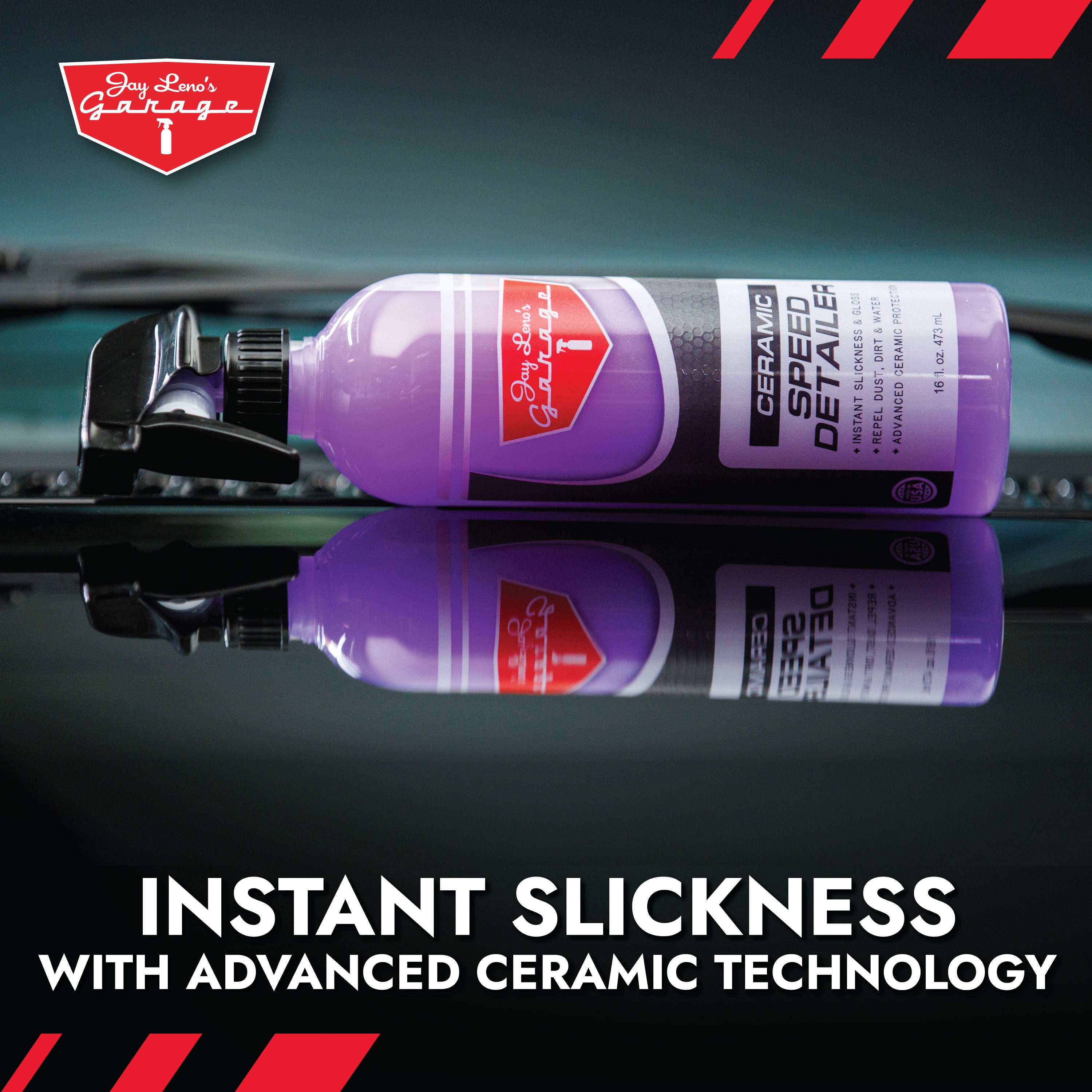 Jay Leno's Garage Ceramic Speed Detailer – Instant Gloss & Protection