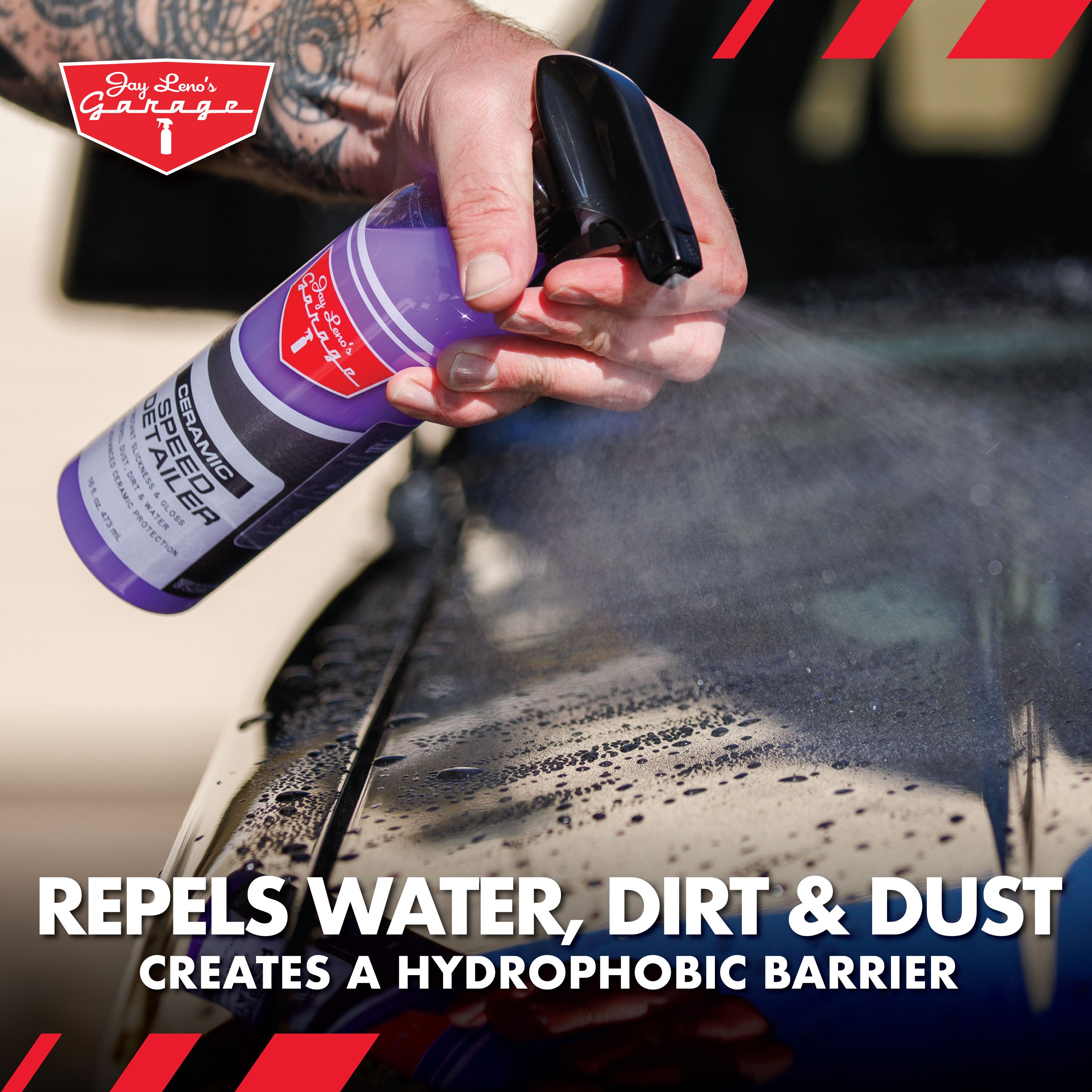Jay Leno's Garage Ceramic Speed Detailer – Instant Gloss & Protection