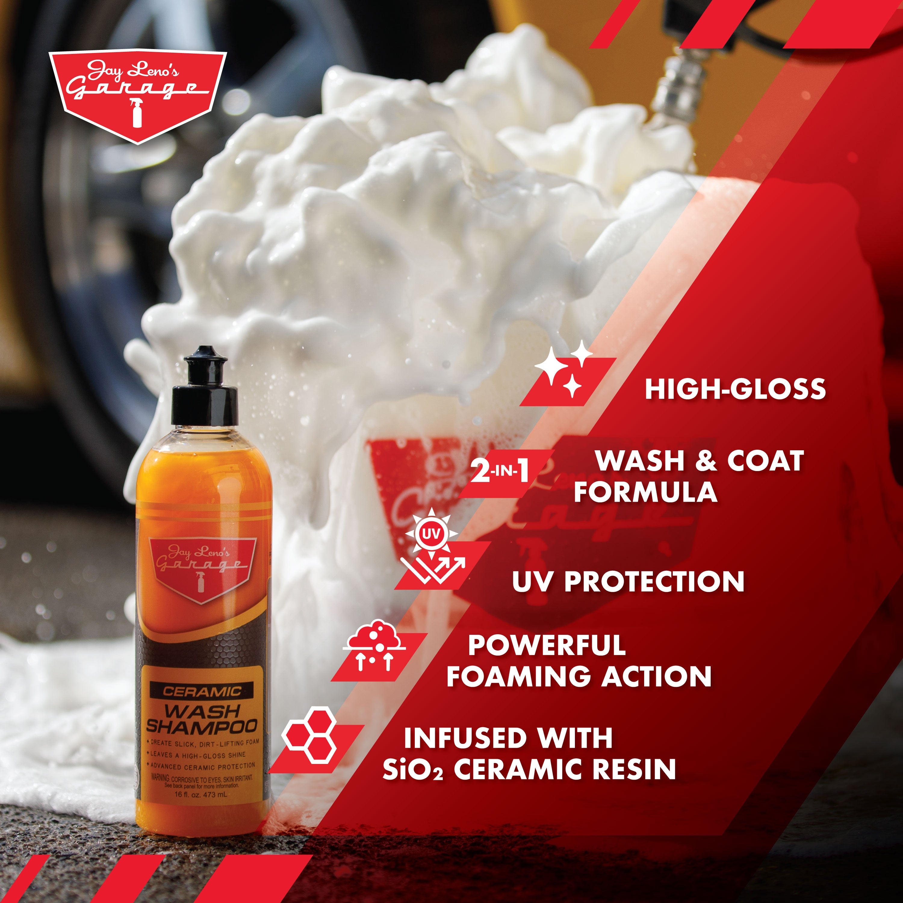 Wash & Ceramic Coat | Ceramic Wash Shampoo from Jay Leno's Garage
