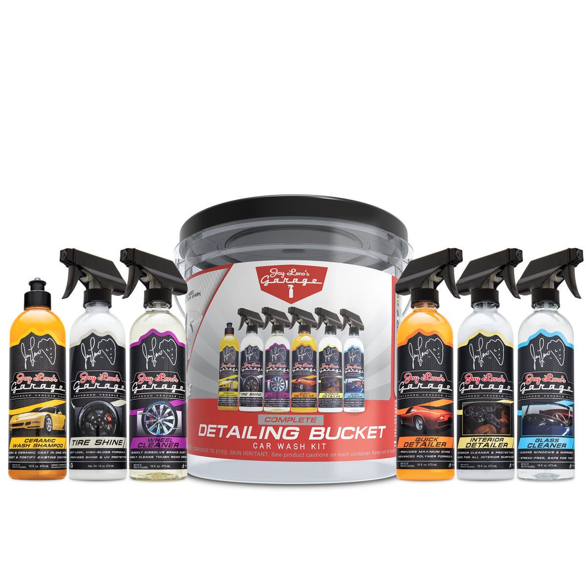 Car Detailed Kit Ultimate Complete Detailing Bucket Car Wash Kit | Jay Leno's Garage