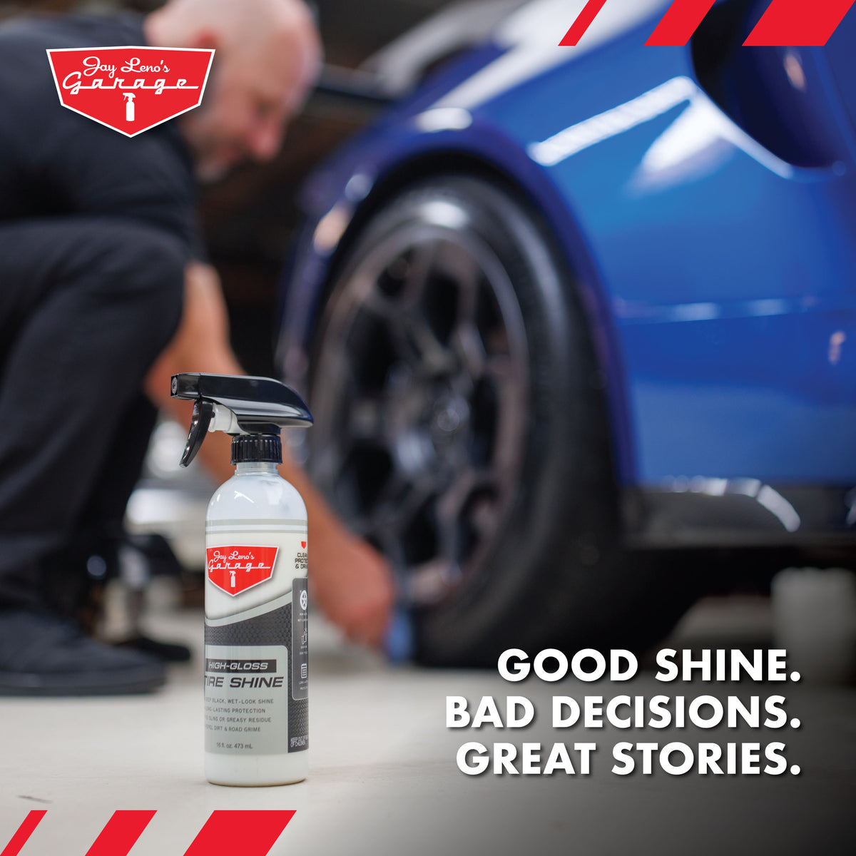 Tire Shine - Achieve Long-Lasting High-Gloss Finish | Jay Leno's Garage