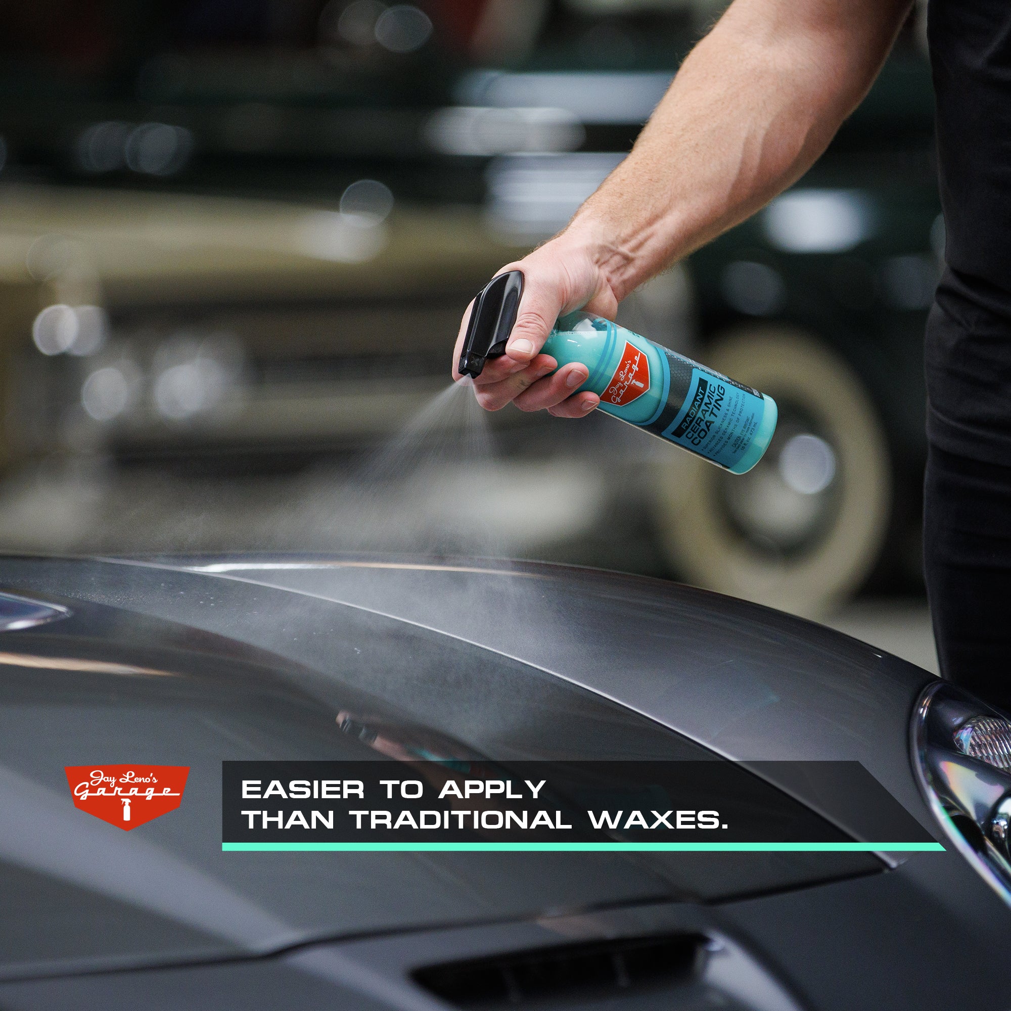Jay Leno's Ceramic Coating works better than traditional waxes