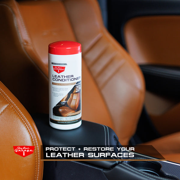 Leather Conditioner Wipes - 40 Pre-Moistened Wipes For Cleaning & Protecting Leather Items - View #2