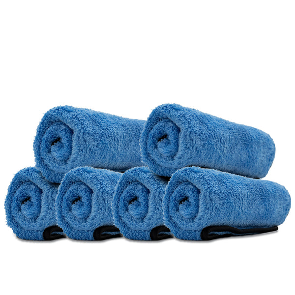 Microfiber Plush Edgeless Towels, Set of 6