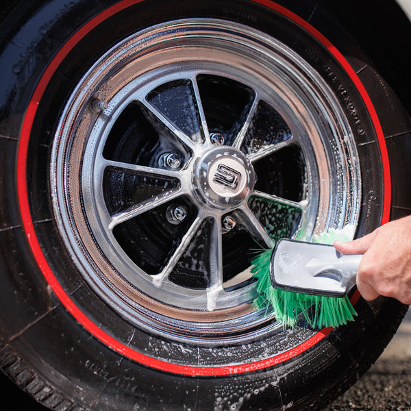 The Clean Garage Soft Microfiber Wheel Cleaning Brush Combo